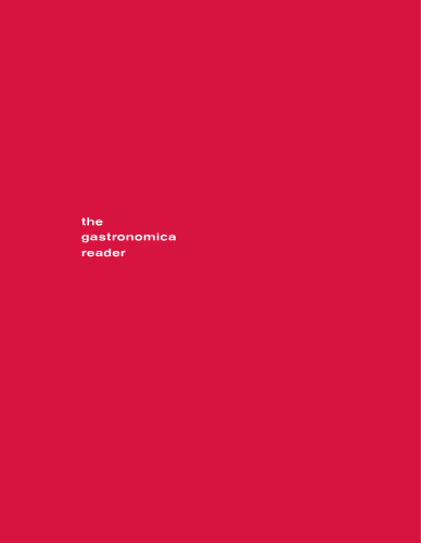 The Gastronomica Reader