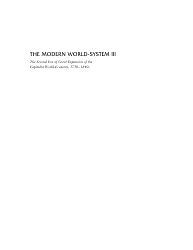 The modern world-system, Vol. 3