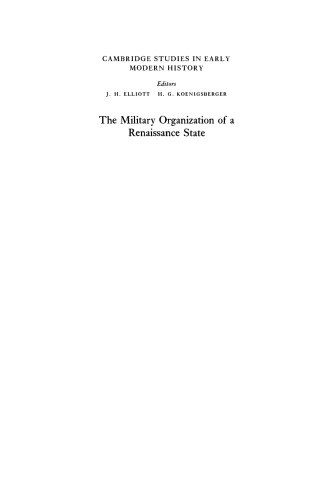The Military Organisation of a Renaissance State: Venice c. 1400 to 1617