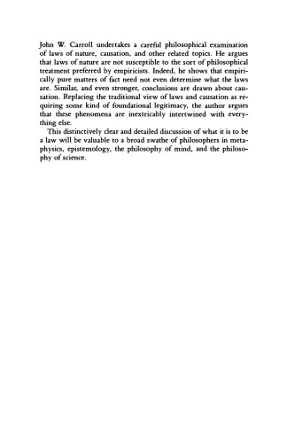 Laws of Nature