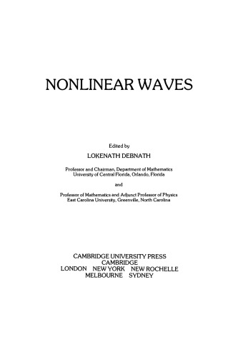 Nonlinear Waves