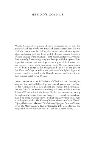 Hesiod’s cosmos