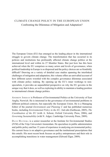 Climate change policy in the European Union
