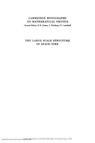 The Large Scale Structure of Spacetime