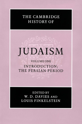 The Cambridge History of Judaism, Vol. 1: The Persian Period