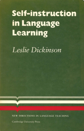 Self-instruction in language learning