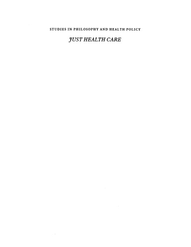 Just health care