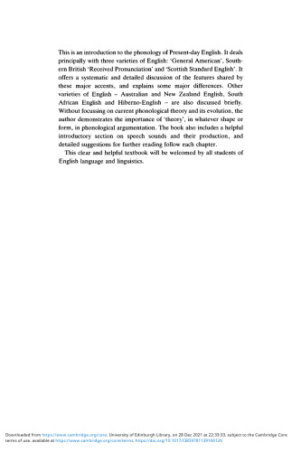 English Phonology: An Introduction