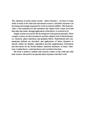 Introduction to lattice dynamics