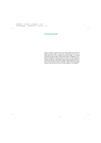 The material world