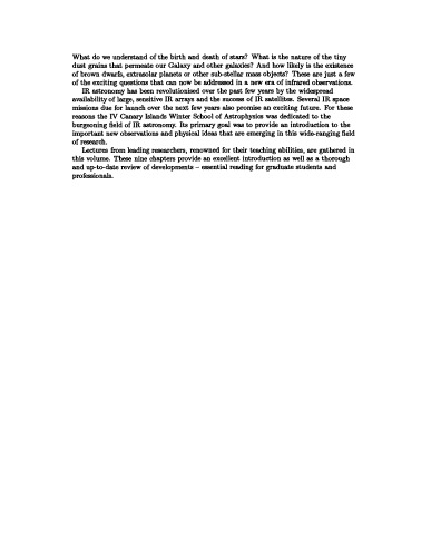 Infrared Astronomy