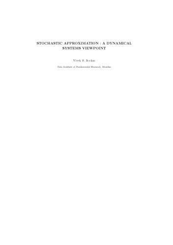 Stochastic approximation: a dynamical systems viewpoint