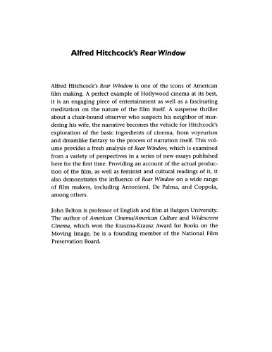 Alfred Hitchcock's Rear window