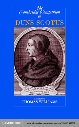 The Cambridge Companion to Duns Scotus (Cambridge Companions to Philosophy)