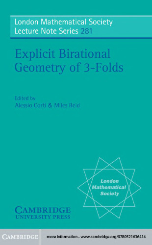 Explicit Birational Geometry of 3-folds