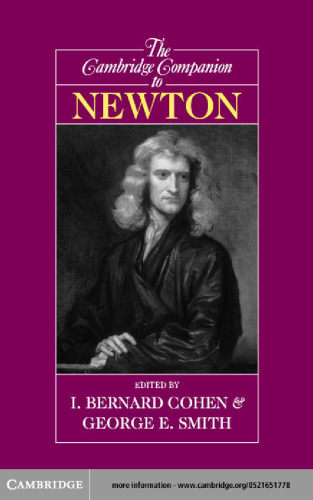 The Cambridge Companion To Newton
