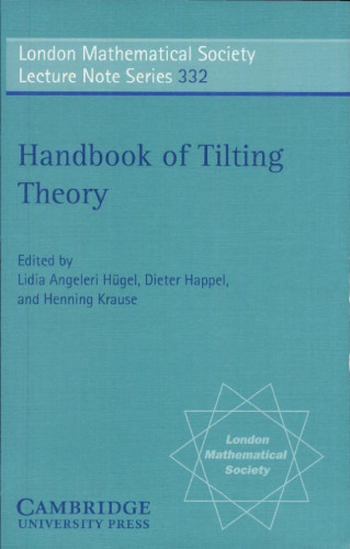 Handbook of tilting theory