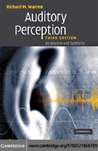 Auditory perception: an analysis and synthesis