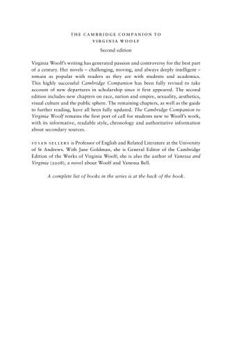 The Cambridge Companion to Virginia Woolf