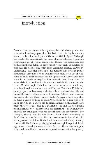 The Cambridge Companion to Abelard