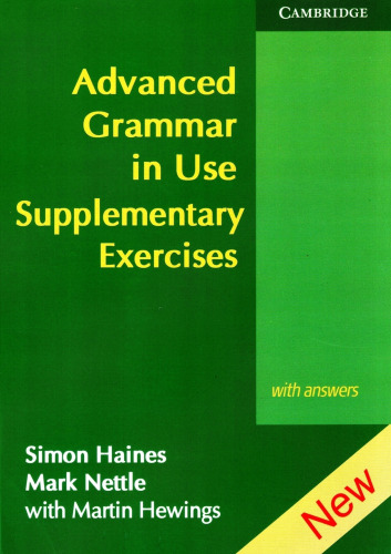 Advanced Grammar in Use Supplementary Exercises with answers