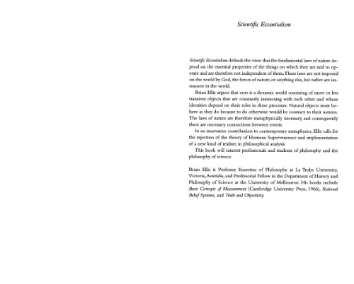 Scientific Essentialism