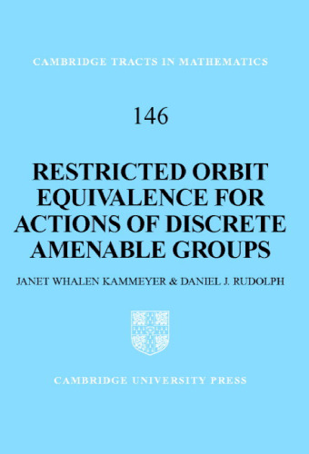 Restricted Orbit Equivalence for Actions of Discrete Amenable Groups