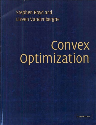 Convex Optimization