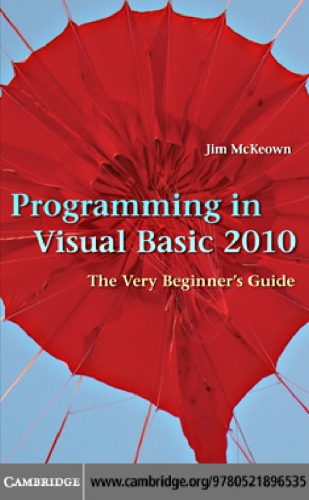 Programming in Visual Basic 2010: the very beginner's guide
