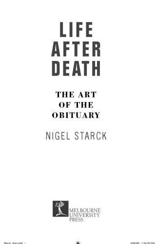 Life After Death: The Art of the Obituary
