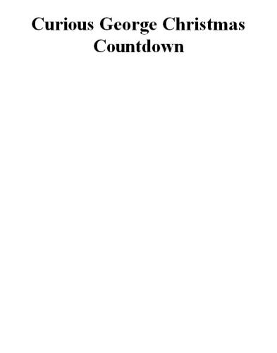 Curious George Christmas Countdown