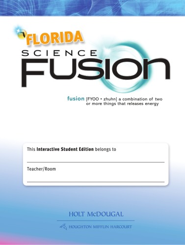 Science Fusion - Interactive Student Edition