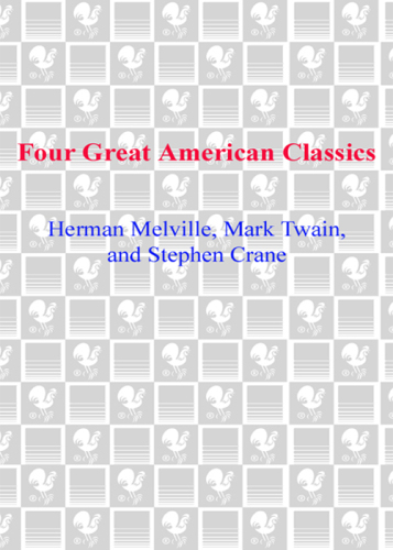 Four Great American Classics (The Scarlet Letter, The Adventures of Huckleberry Finn, The Red Badge of Courage, Billy Budd, Sailor, and Other Stories)