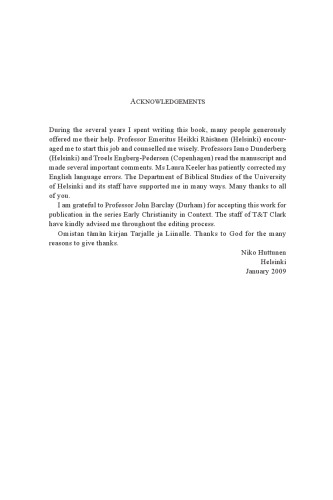 Paul and Epictetus on Law: A Comparison
