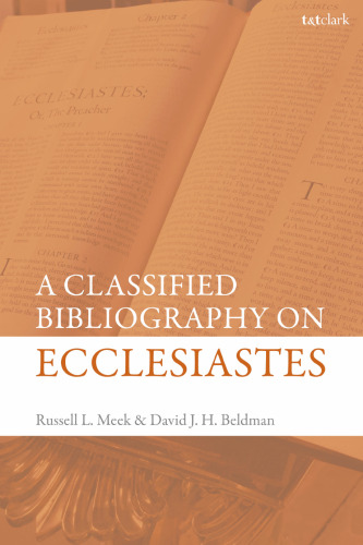 A Classified Bibliography on Ecclesiastes