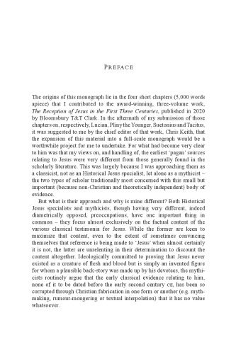 Early Classical Authors on Jesus
