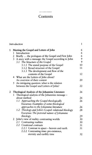 An Introduction to the Johannine Gospel and Letters