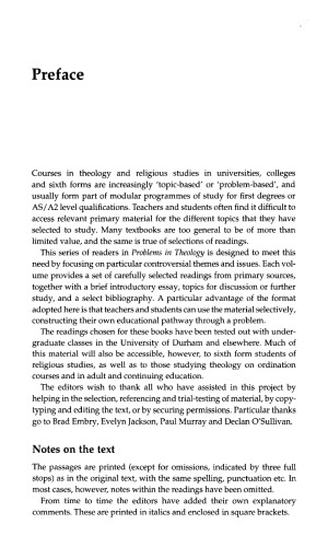 God in Action (Problems in Theology): A Reader