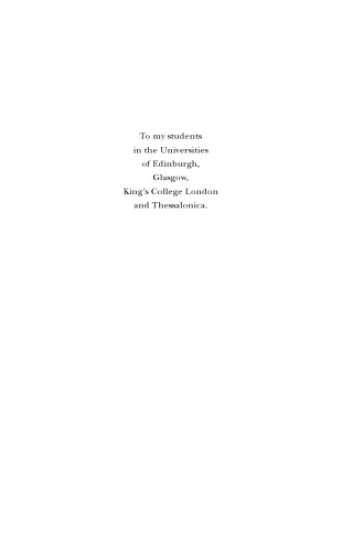 Lectures in Christian Dogmatics