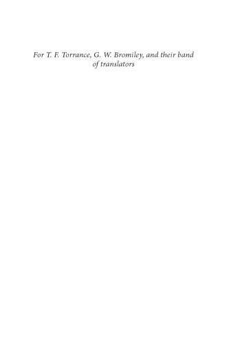 Karl Barth’s Church Dogmatics: An Introduction and Reader