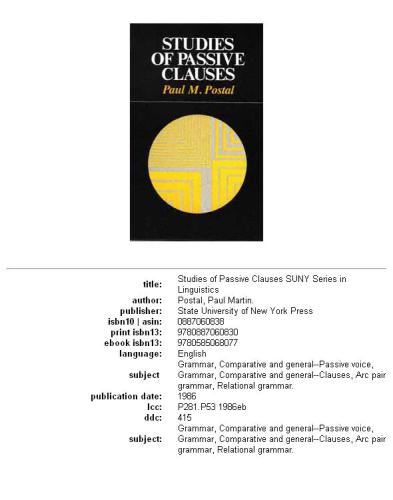 Studies of Passive Clauses