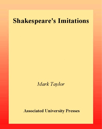 Shakespeare's Imitations
