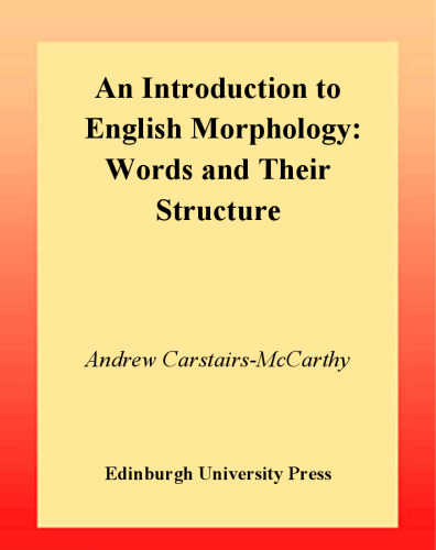 An Introduction to English Morphology
