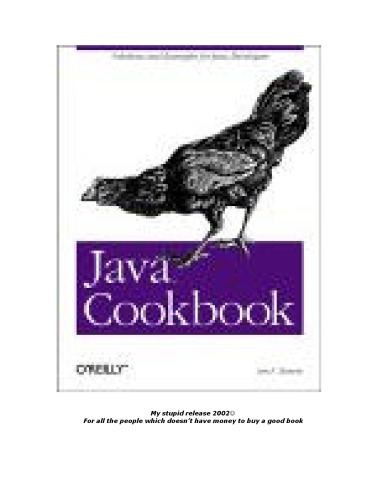 Java Cookbook