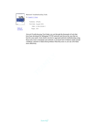 Network Troubleshooting Tools