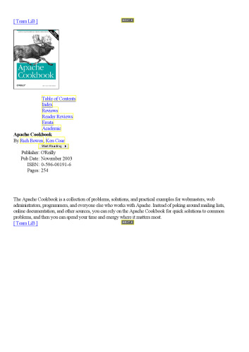 Apache Cookbook