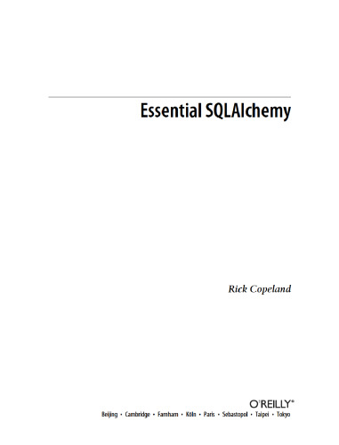 Essential SQL AIchemy