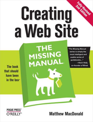 Creating a Web Site: the Missing Manual