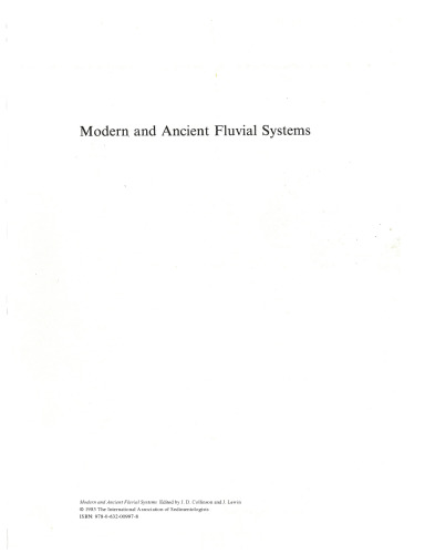 Modern and Ancient Fluvial Systems
