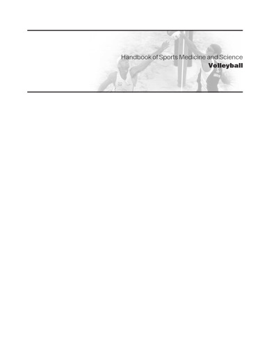 Handbook of Sports Medicine and Science: Volleyball
